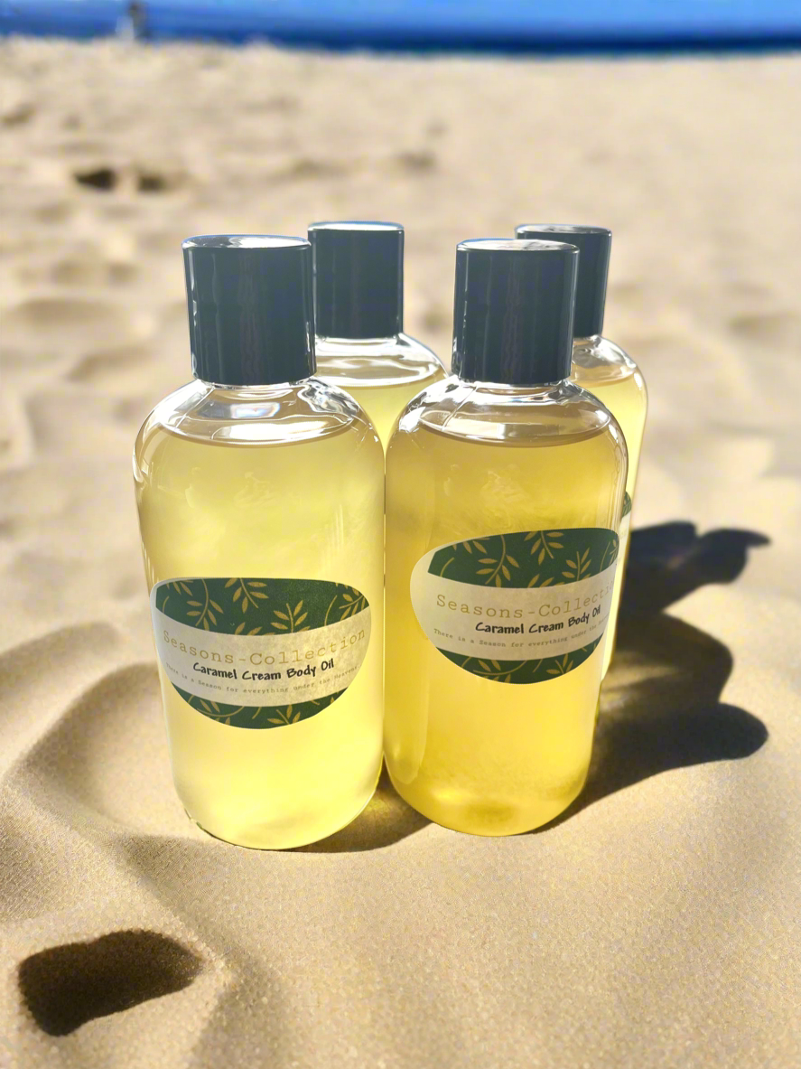 Seasons Caramel Cream Body Oil - 8oz